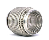 BJ 14995-STAINLESS STEEL SUS304 EXHAUST FLEX PIPES TUBE FLEX COUPLER WITH INTERLOCK 4 INCH