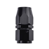 BJ 14312-BOOST UNIVERSAL FITTING AN6 Straight OIL FUEL SWIVEL HOSE END ALUMINUM BLACK