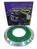 BJ 15616-GRAFF LIGHTWEIGHT ALUMINUM FLYWHEEL WITH REPLACEABLE FRICTION - 2000-2023 NISSAN PATROL 4800