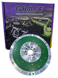 BJ 15619-GRAFF LIGHTWEIGHT ALUMINUM FLYWHEEL WITH REPLACEABLE FRICTION - 1995-2003 TOYOTA TACOMA DLX 2.4-HILUX 3RZ