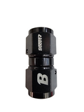 BJ 14886-UNIVERSAL 8AN FEMALE TO 8AN FEMALE STRAIGHT SWIVEL COUPLER UNION FITTING ADAPTER ALUMINUM BLACK