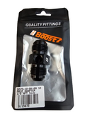 BJ 15675-BOOST 10AN Male to 1/2"NPT Male Straight Fitting 1/8"NPT Pressure/Temp Port Black