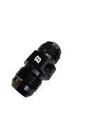 BJ 15675-BOOST 10AN Male to 1/2"NPT Male Straight Fitting 1/8"NPT Pressure/Temp Port Black