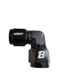BJ 15683-BOOST 90 Degree Swivel Female 8AN to Female AN8 Coupler Union Adapter Fitting Aluminum