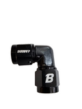 BJ 15682-BOOST Swivel Female 6AN to Female 6AN Coupler 90 Degree Union Adapter Fitting Aluminum