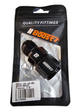 BJ 15680-BOOST Fuel Pressure Fitting 10AN Male to Female with 1/8 NPT Gauge Port Hose Adapter