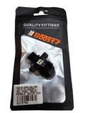 BJ 15746-BOOST 10AN AN10 1/2-16 UNF OIL/FUEL LINE SWIVEL/HOSE MALE/FEMALE FITTING ADAPTOR BLACK