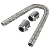 BJ 14259-48 "Stainless Steel Radiator Flexible Coolant Water Hose Kit With Universal Caps