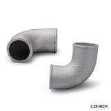 BJ 14282-CAST الألومنيوم 90 درجة أنبوب الكوع 2.25"