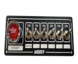 BJ 14629-سباق التبديل لوحة دفعة 6 زر