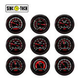 BJ 14955-SincoTech 2.1 Inch Multifunctional Racing Gauge DO912-S