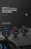 BJ 14955-SincoTech 2.1 Inch Multifunctional Racing Gauge DO912-S
