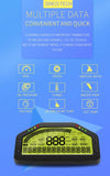 BJ 14538-DO908 سيارة داش سباق عرض الرالي مقياس استشعار طقم لوحة أجهزة القياس شاشة LCD 9000RPM