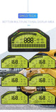 BJ 14538-DO908 سيارة داش سباق عرض الرالي مقياس استشعار طقم لوحة أجهزة القياس شاشة LCD 9000RPM
