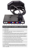 BJ 14538-DO908 سيارة داش سباق عرض الرالي مقياس استشعار طقم لوحة أجهزة القياس شاشة LCD 9000RPM