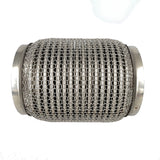 BJ 14992-STAINLESS STEEL SUS304 EXHAUST FLEX PIPES TUBE FLEX COUPLER WITH INTERLOCK 2.5 INCH
