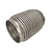 BJ 14992-STAINLESS STEEL SUS304 EXHAUST FLEX PIPES TUBE FLEX COUPLER WITH INTERLOCK 2.5 INCH