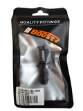 BJ 15639-BOOST AN8 Straight Push on Lock Hose Fitting Oil/Fuel/Gas Line Adapter BLACK
