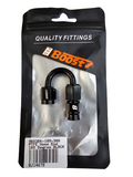 BJ 14879-UNIVERSAL PTEF AN3 180 DEGREE REUSABLE SWIVEL PTFE HOSE END FITTING BLACK