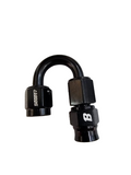 BJ 14879-UNIVERSAL PTEF AN3 180 DEGREE REUSABLE SWIVEL PTFE HOSE END FITTING BLACK