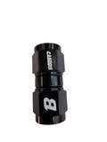 BJ 14885-UNIVERSAL 6AN FEMALE TO 6AN FEMALE STRAIGHT SWIVEL COUPLER UNION FITTING ADAPTER ALUMINUM BLACK