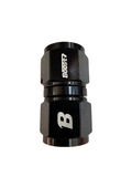 BJ 14888-UNIVERSAL 12AN FEMALE TO 12AN FEMALE STRAIGHT SWIVEL COUPLER UNION FITTING ADAPTER ALUMINUM BLACK