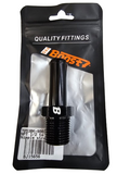 BJ 15656-BOOST Male 1/2" NPT to 5/8" Hose Barb Straight Adapter Fitting BLACK