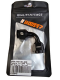 BJ 15648-BOOST BOOST 6AN FEMALE TO 6AN FEMALE 90 DEGREE SWIVEL COUPLER UNION FITTING ADAPTER BLACK
