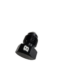 BJ 15664-BOOST ANODIZED ALUMINUM -4AN MALE FLARE PLUG FITTING, BLACK