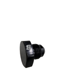 BJ 15665-BOOST ANODIZED ALUMINUM -6AN MALE FLARE PLUG FITTING, BLACK