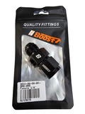 BJ 15679-BOOST Fuel Pressure Fitting 8AN Male to Female with 1/8 NPT Gauge Port Hose Adapter