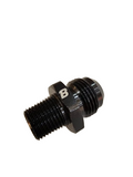 BJ 15701-BOOST 12AN Flare to 1/2" NPT Pipe Hose Adapter Fitting Aluminum AN12 Male Flare to 1/2 NPT Male Thread Black Anodized