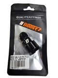 BJ 15717-BOOST Performance Quick Disconnect EFI Adapter Fitting -8AN, 3/8" Aluminum