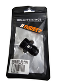 BJ 15739-BOOST O-ring AN10 10AN to AN8 8AN Male Adapter Fitting Black