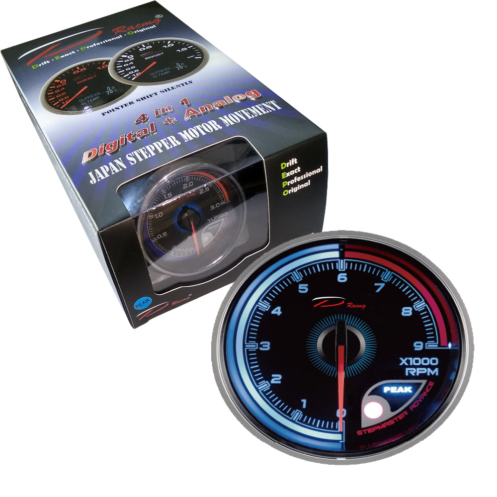 BJ 22082-ELECTRONIC 60MM 256 COLORS TACHOMETER (RPM) #CP6091B-WP (BAR) -  запасные части для мотоспорта BinJumah Motorsport