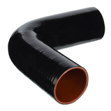 BJ 15012- High Quality 5 layer - 90 Degree Elbow Silicone Hose - 3.5" -Universal