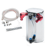 BJ 14002-Aluminum Oil Catch Tank - 1L - silver - Universal Greddy