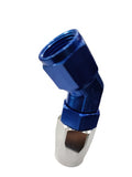 BJ 340030-AN8 45 Degree Aluminum Fitting Enforced Hose End