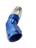 BJ 340030-AN8 45 Degree Aluminum Fitting Enforced Hose End