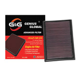BJ 15801-GG-2438-G&G Panel Air Filter fits Toyota FJ Cruiser 4.0 GSJ15 4WD