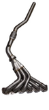 BJ 02069-Exhaust Headers  For Nissan TB48-6 in 1 - Stainless Steel with DownPipe