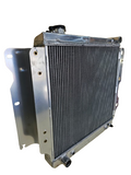 BJ 15629-BOOST For 1987-2006 Jeep Wrangler TJ YJ 2.4 2.5L 4.0 4.2L Aluminum Radiator 3 Row