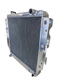 BJ 15629-BOOST For 1987-2006 Jeep Wrangler TJ YJ 2.4 2.5L 4.0 4.2L Aluminum Radiator 3 Row