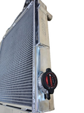 BJ 15629-BOOST For 1987-2006 Jeep Wrangler TJ YJ 2.4 2.5L 4.0 4.2L Aluminum Radiator 3 Row