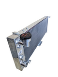 BJ 15625-BOOST Row Aluminum Radiator Fit 91-01 Jeep Cherokee/Comanche 2.5L L4 GAS/4.0L L6 GAS
