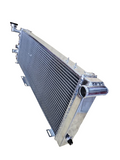 BJ 15625-BOOST Row Aluminum Radiator Fit 91-01 Jeep Cherokee/Comanche 2.5L L4 GAS/4.0L L6 GAS