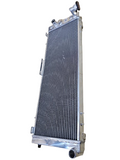 BJ 15625-BOOST Row Aluminum Radiator Fit 91-01 Jeep Cherokee/Comanche 2.5L L4 GAS/4.0L L6 GAS