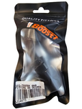 BJ 14573-BOOST 8AN Hose End Fitting 45 Degree Swivel for Braided Fuel Hose, Black