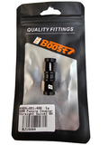 BJ 14884-UNIVERSAL 4AN Female to 4AN Female Straight Swivel Coupler Union Fitting Adapter Aluminum Black