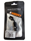 BJ 14869-Universal PTEF AN3 45 Degrees REUSABLE SWIVEL PTFE HOSE END FITTING BLACK